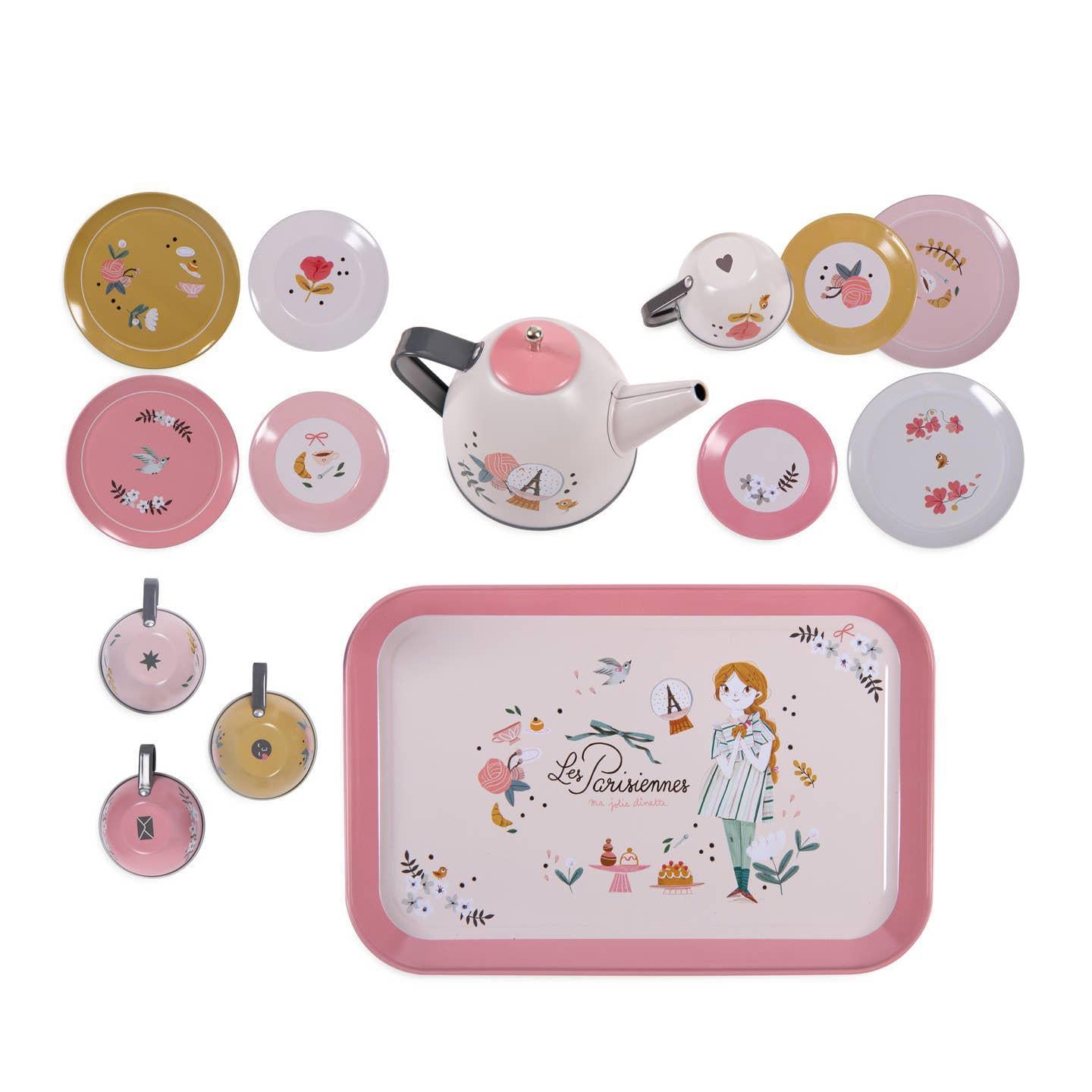 The Parisienne Metal Tea Party Set